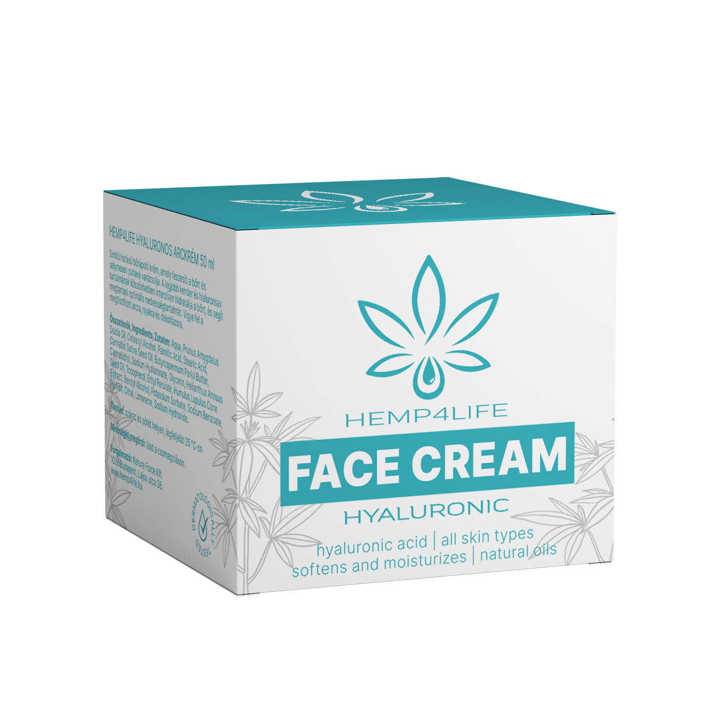 Hemp4Life arckrém (hyaluronos) 50ml
