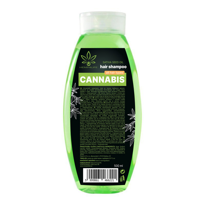 Hemp4Life hajsampon (kannabiszos) 500ml