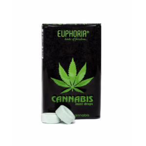 Euphoria kannabiszos mentolos cukorka 25g