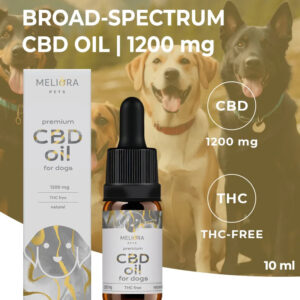 Meliora CBD olaj kutyáknak 12% 1200 mg