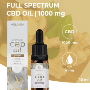Meliora Teljes Spektrumú 10% CBD olaj 1000 mg - Gyömbér