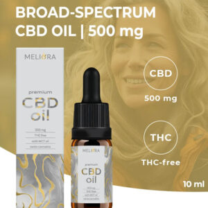 Meliora Széles Spektrumú 5% CBD olaj 500 mg