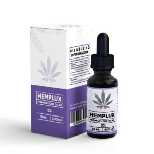 Hemplux széles spektrumú CBD olaj 10ml 500mg CBD (5%)