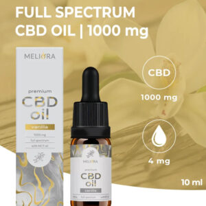 Meliora Teljes Spektrumú 10% CBD olaj 1000 mg - Vanília