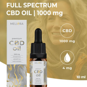 Meliora Teljes Spektrumú 10% CBD olaj 1000 mg
